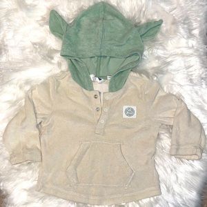GAP Baby Yoda Grogu Star Wars Mandalorian the child terry swim cover up shirt